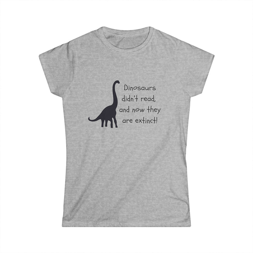 Thumbnail: Dinosaurs Didn't Read, and Now They are Extinct 