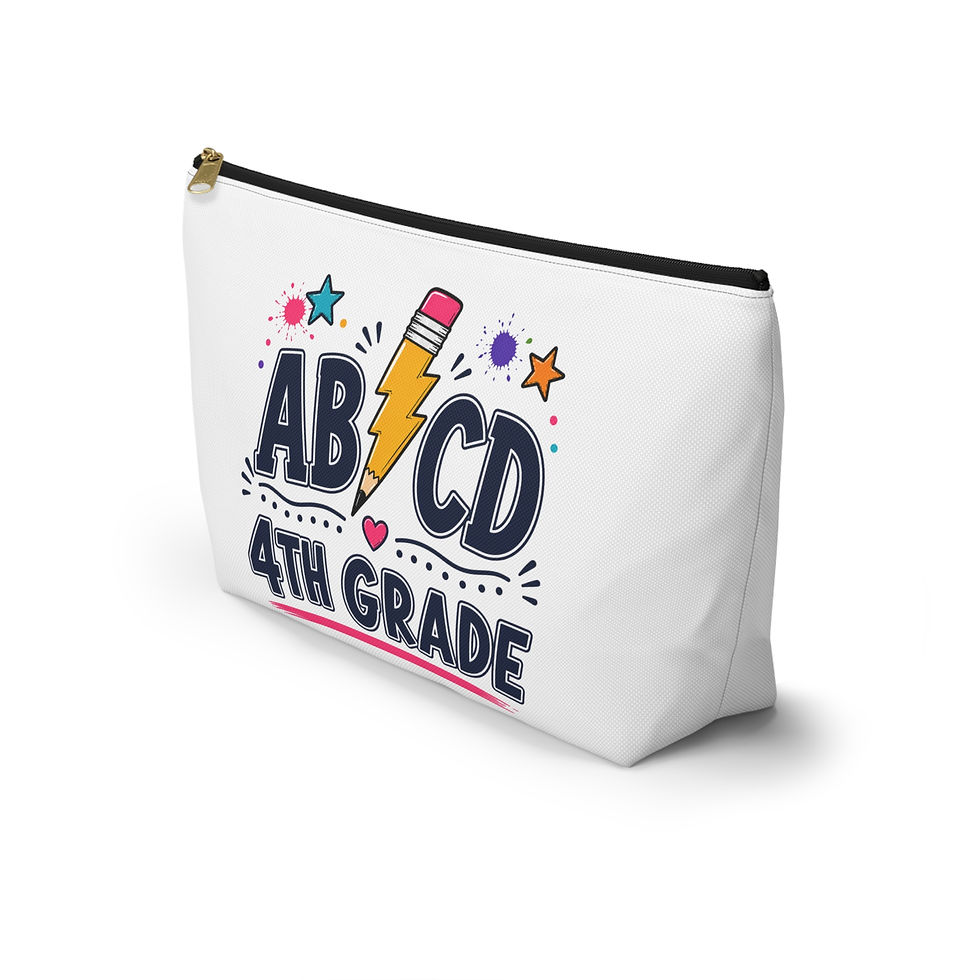 Thumbnail: ABCD Fourth Grade Accessory Pouch