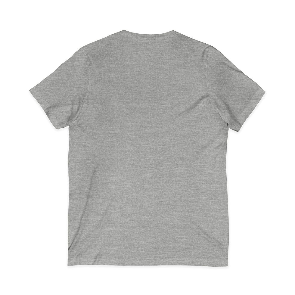 Thumbnail: There is no such thing as too many books - Unisex V-Neck Tee 