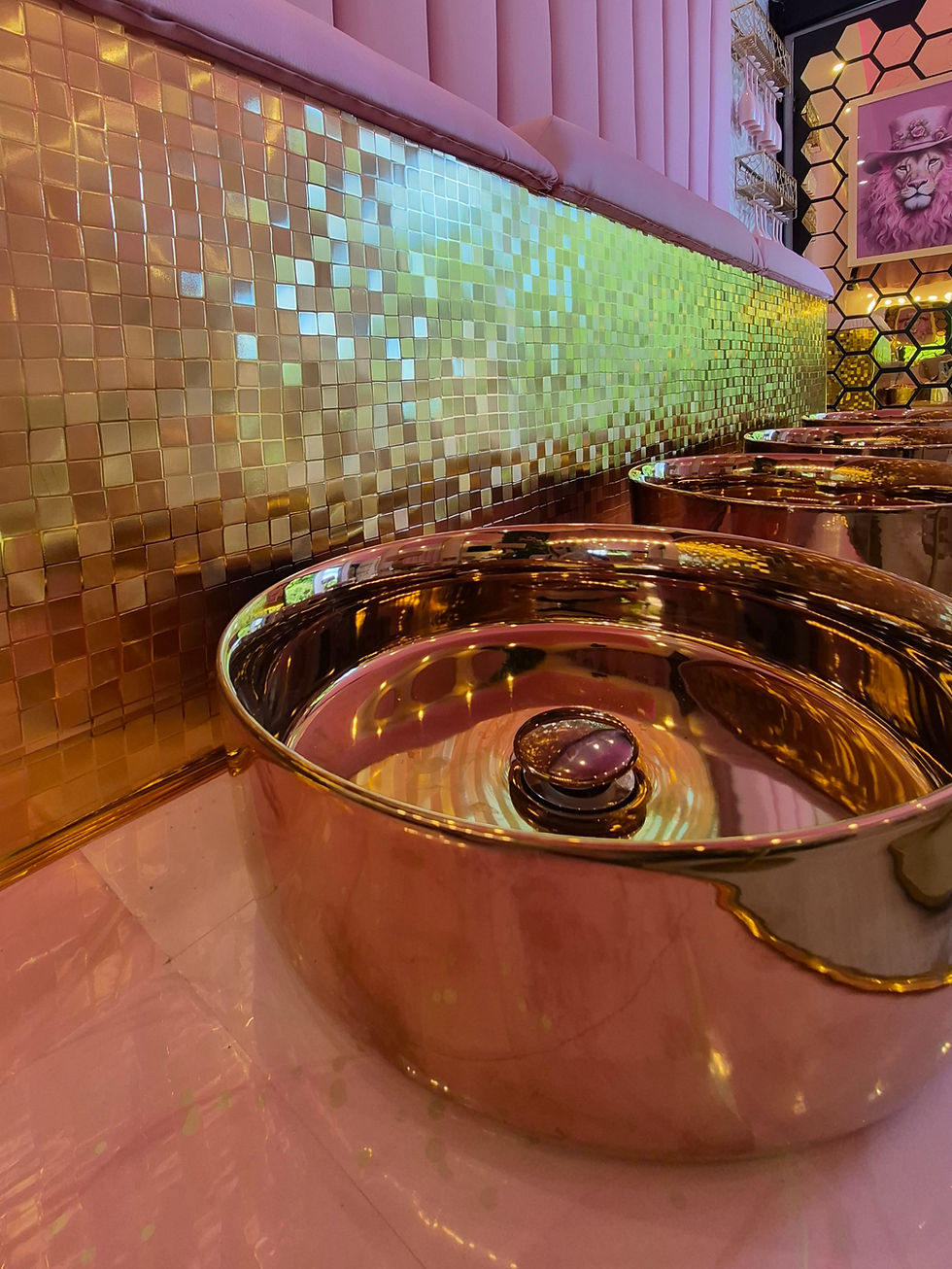 Foot spa sinks