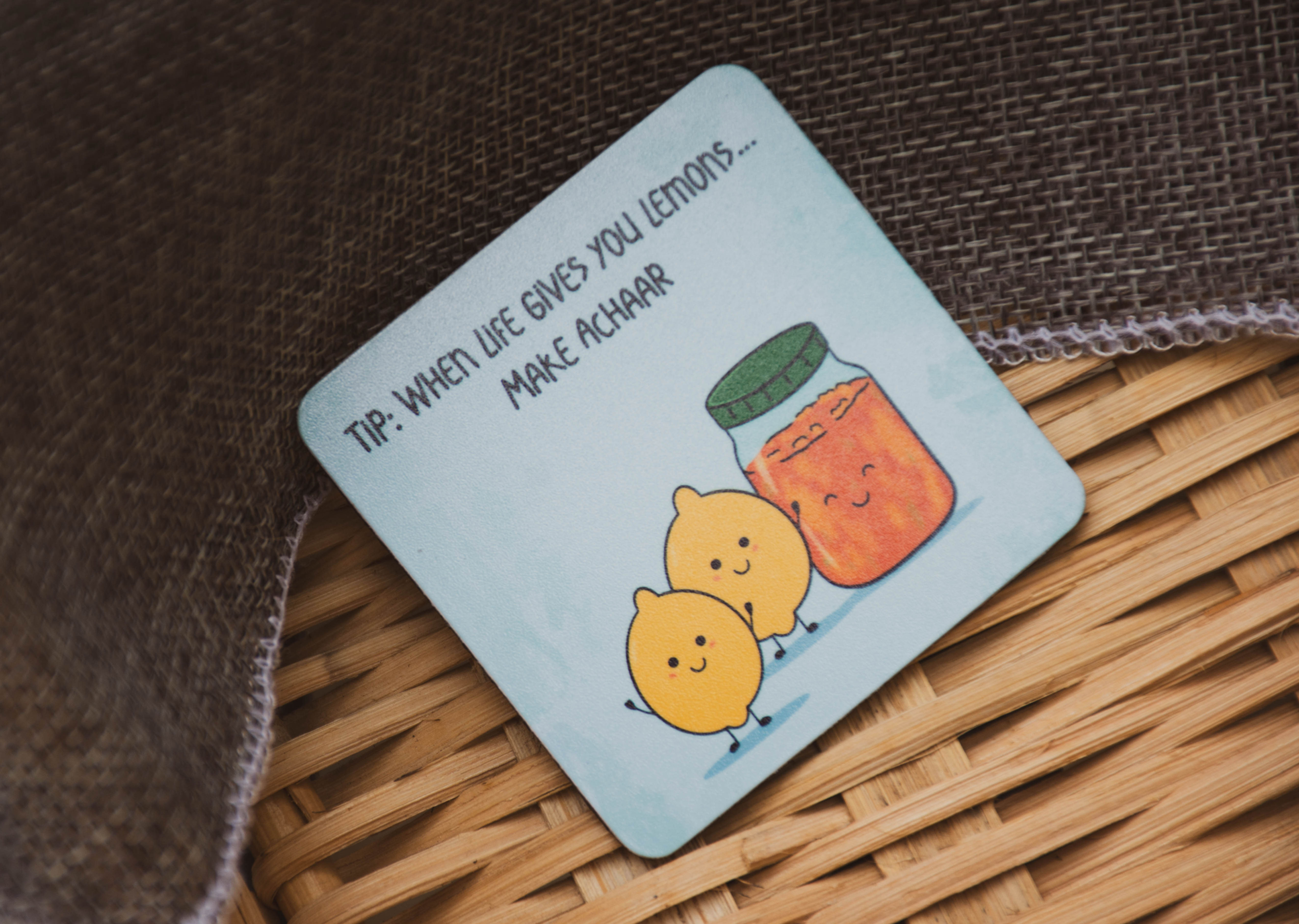 When Life Gives Lemons | Fridge Magnet