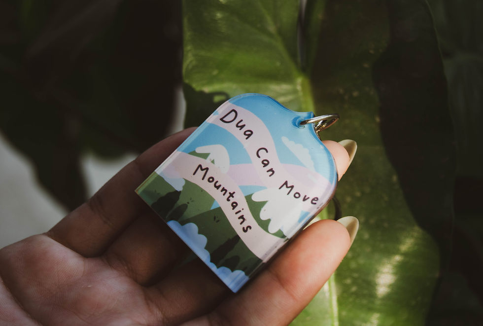 Dua Can Move Mountains | Acrylic Keychain