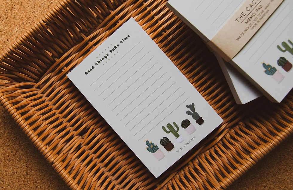 The Cacti | Memo Pad
