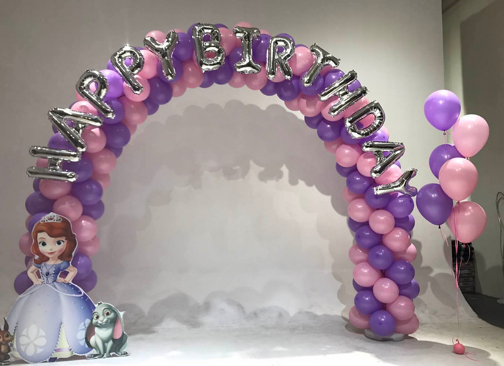 Thumbnail: Customizable Balloon Arch for Events
