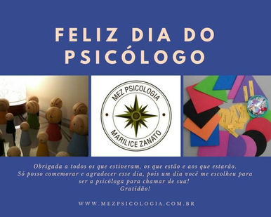 Dia 27/08 – Dia do Psicólogo
