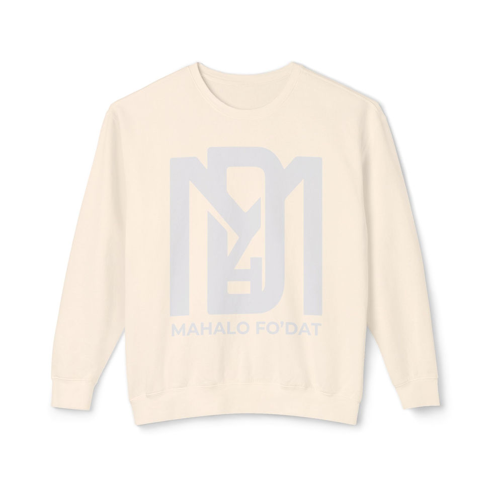 Thumbnail: M4D Logo Unisex Lightweight Crewneck Sweatshirt