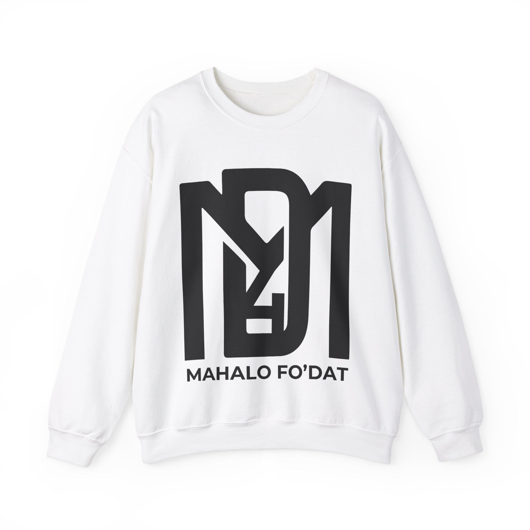 M4D *Black Logo Unisex Heavy Blend™ Crewneck Sweatshirt 