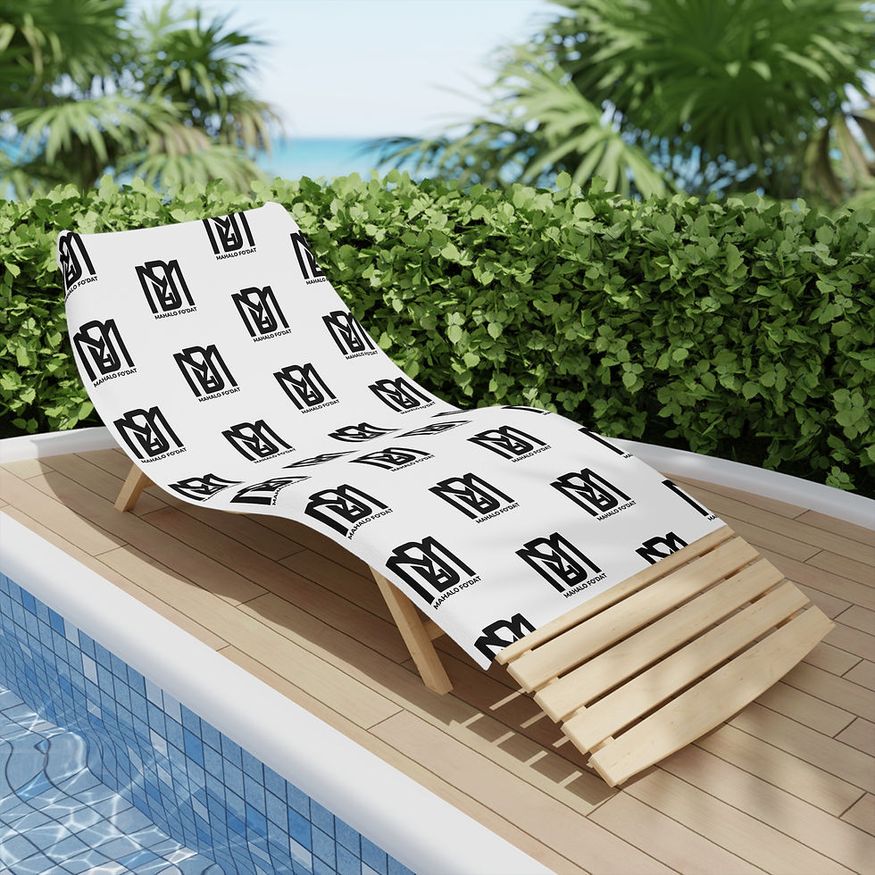 縮圖：M4D Black & White Beach Towel