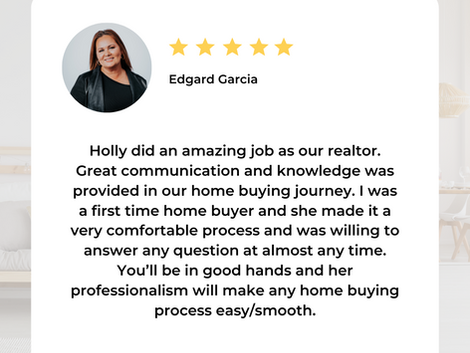 Testimonial for our clients!