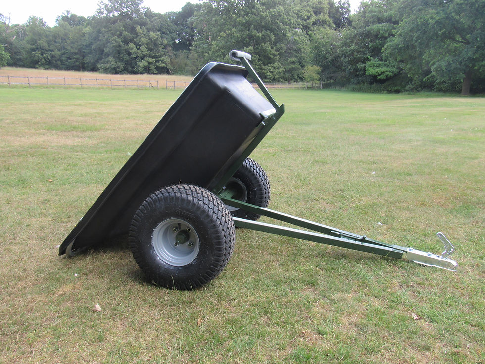 Thumbnail: SCH Plastic Bodied Trailer Wide Profile Wheels - Ref QPTP