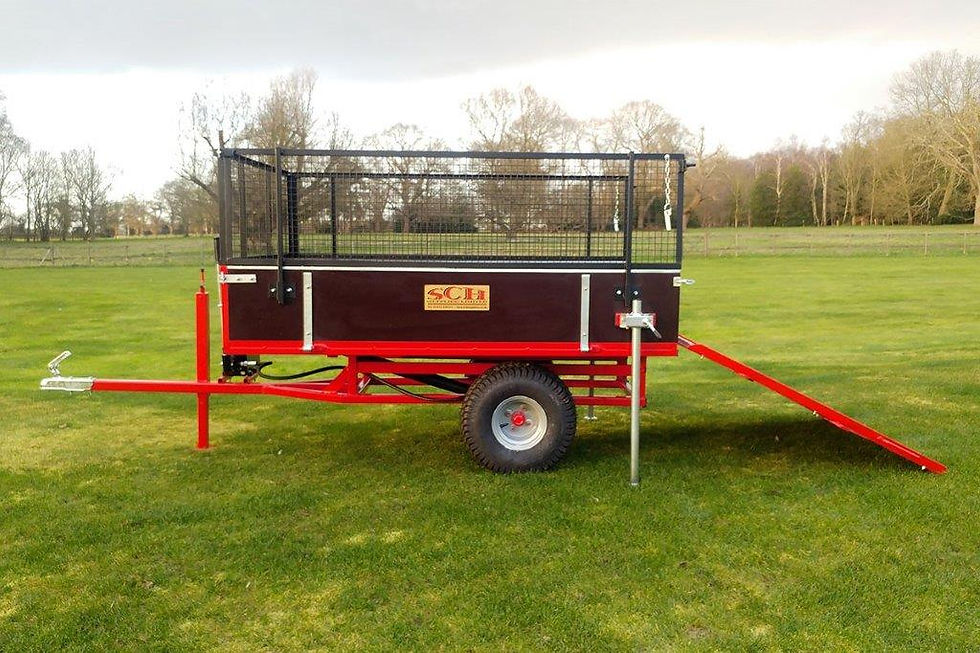 Thumbnail: SCH HTTR - 1000kg Two Wheel Tipping Trailer