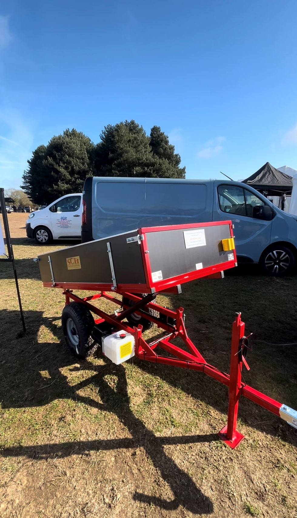 Thumbnail: SCH HTRLE - Hydraulic Tipping Trailer - 12v Electric