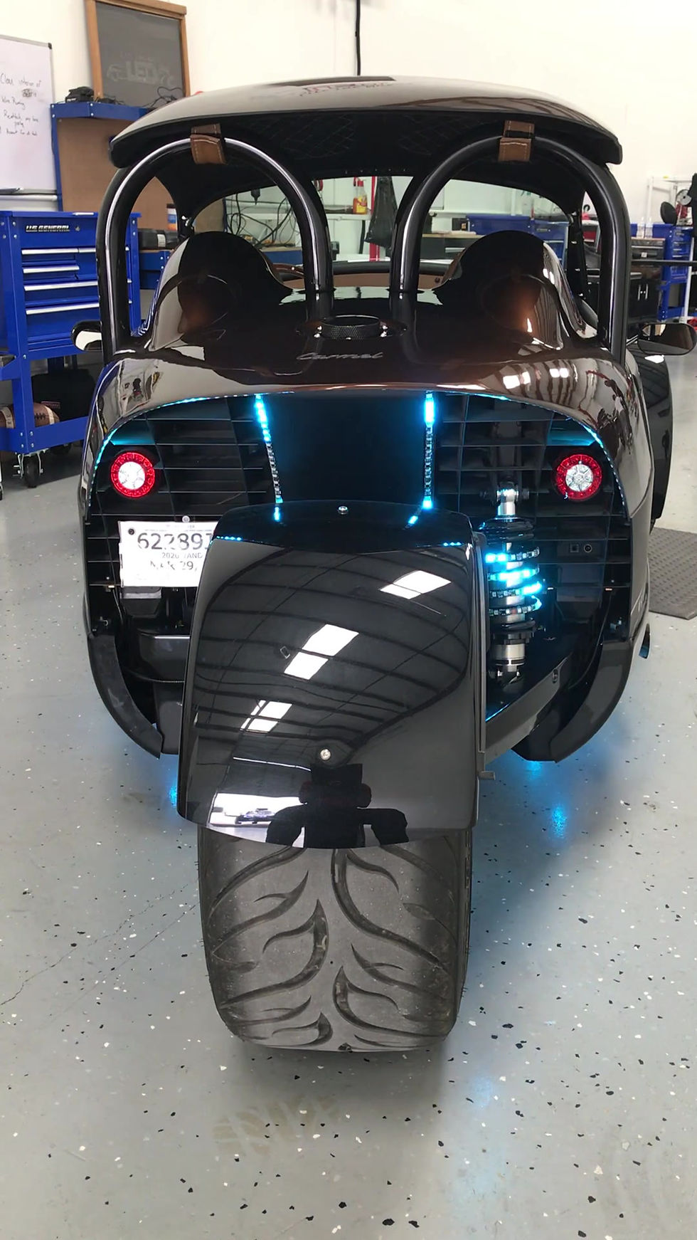 (12C) Blackout Chase Vanderhall Kit w/Wheel Rings