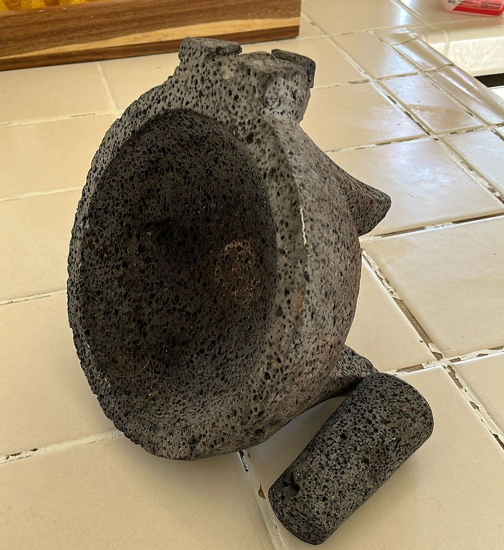 Thumbnail: Authentic Pig Molcajete and Tejolote