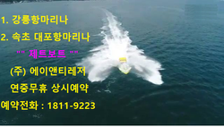 속초 제트보트