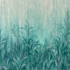 Painted foliage, leaves,