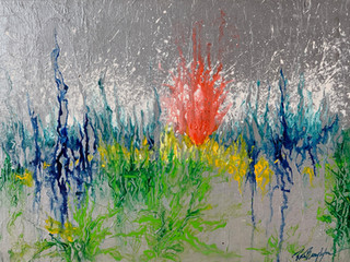 Burst in Blue
