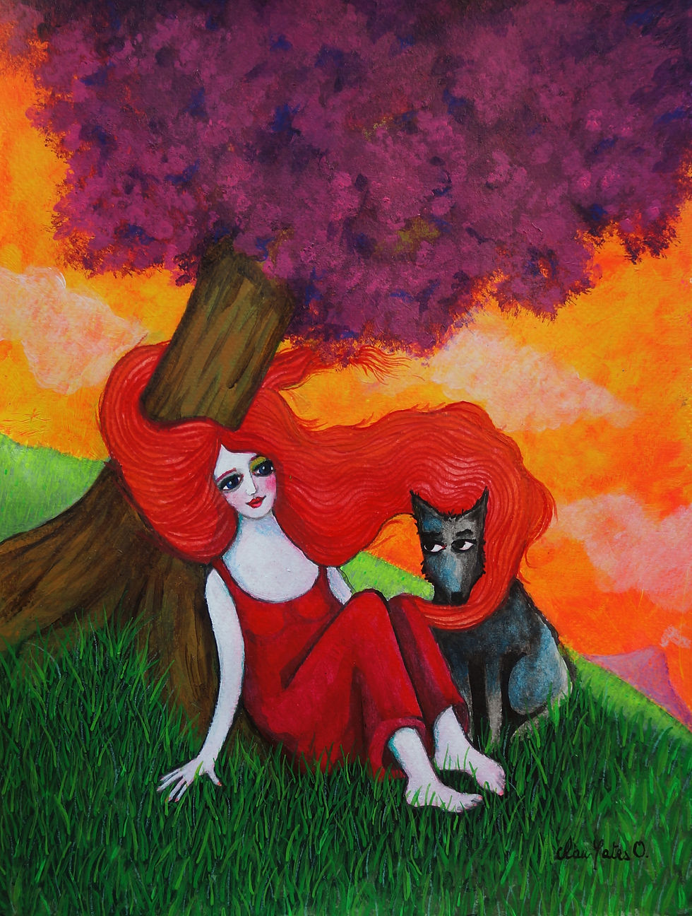 La mujer y el lobo