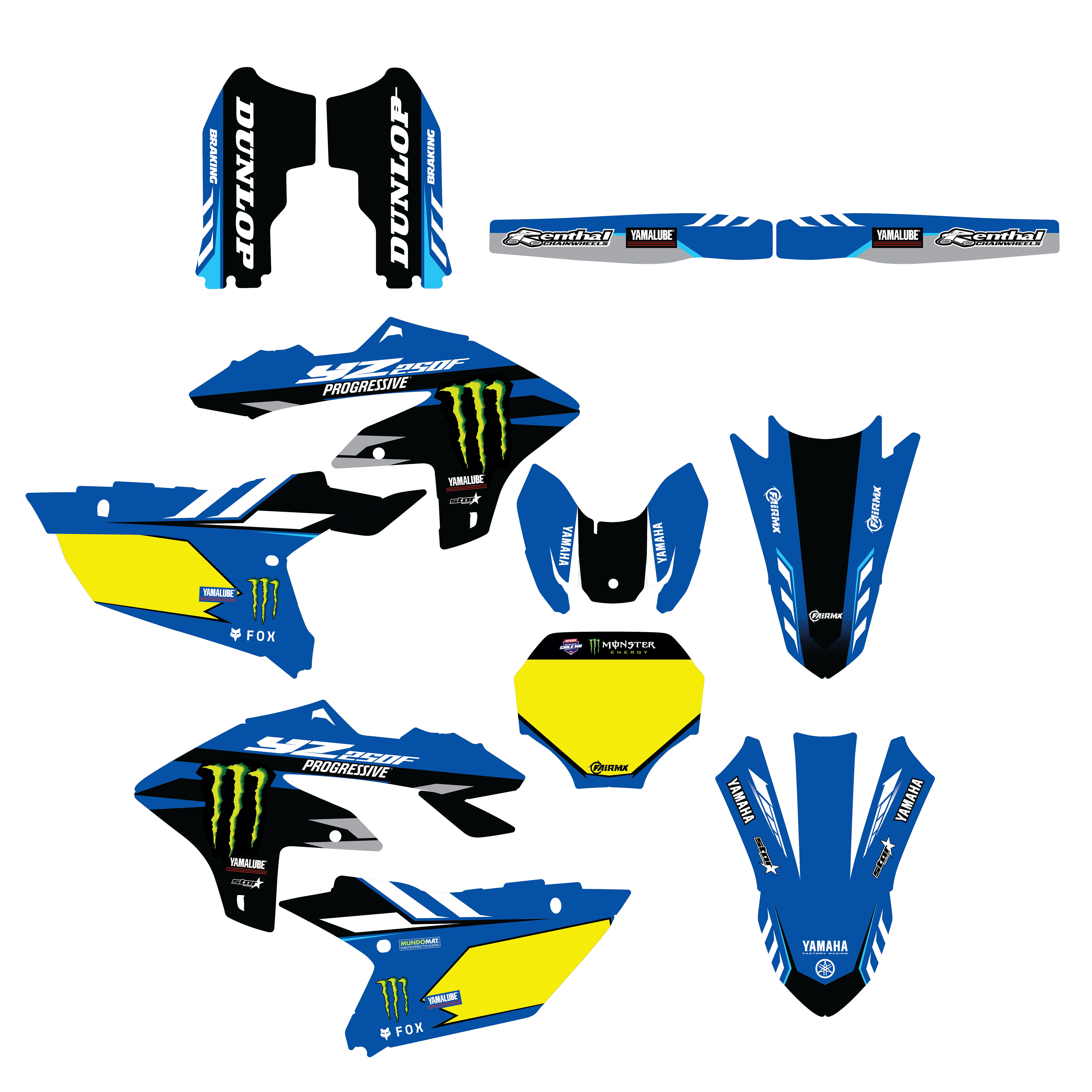 YAMAHA YZ 250F 2024-2026 / 450F 2023-2025 | MXE 45