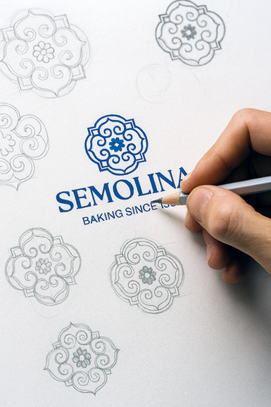 Semolina Bakery Logo
