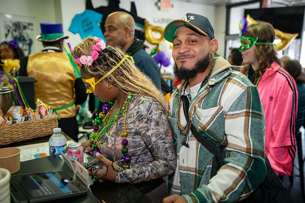 Small bites of free gumbo for National Gumbo Week