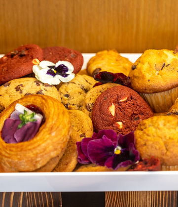 Photo from a catering event where Café Mélange served food and drinks.