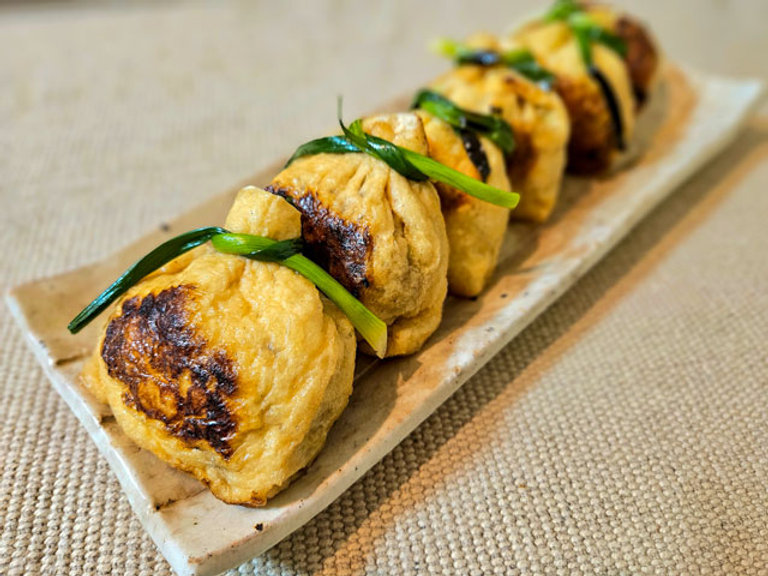 お揚げの焼き小籠包