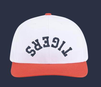 3D Puff 'TIGERS' logo with # (optional) - Snapback