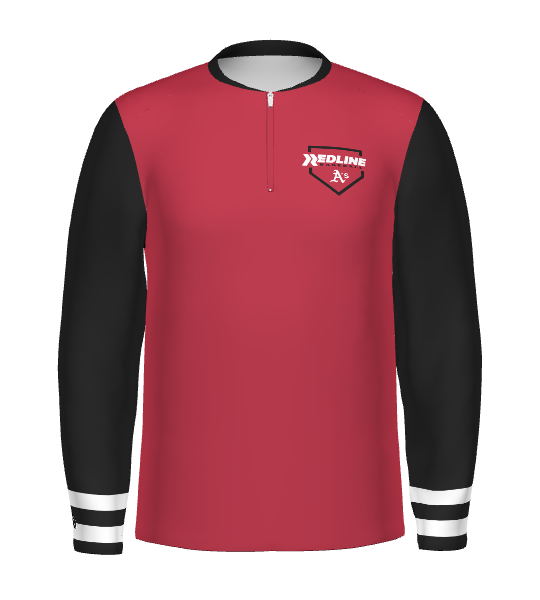 Sublimated Long Sleeve 1/2 Zip - Youth