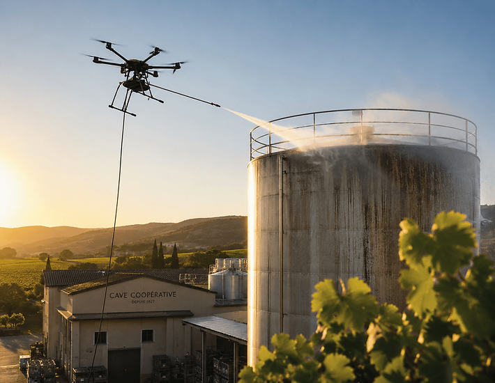 nettoyage-drone-cuve-inox-cave-cooperative-viticole-gard-herault.png