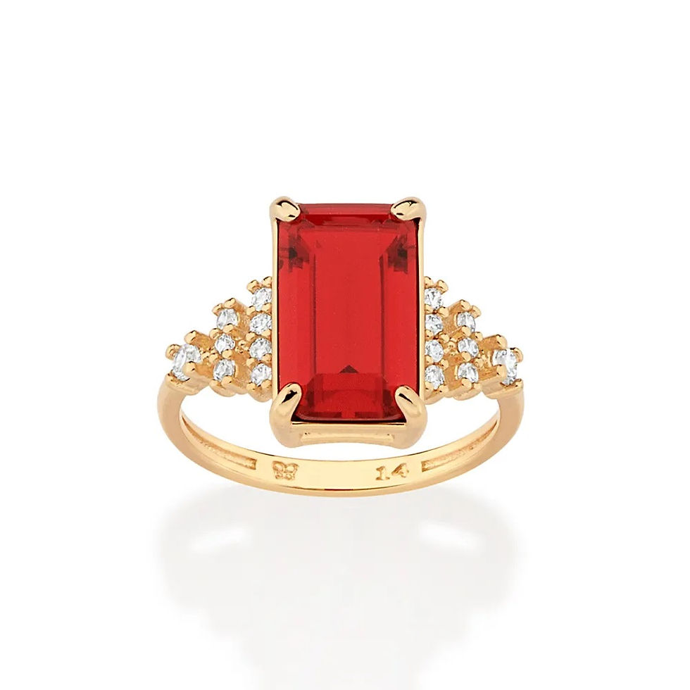 ANEL SKKINNY FORMATURA BANHADO A OURO 18K COM CRISTAL E ZIRCÔNIAS 51352