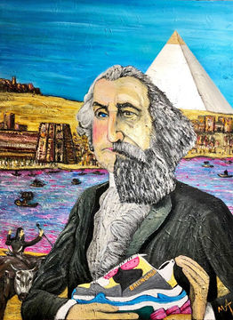 A Founding Father, Oil on Canvas 75*100 (2022)