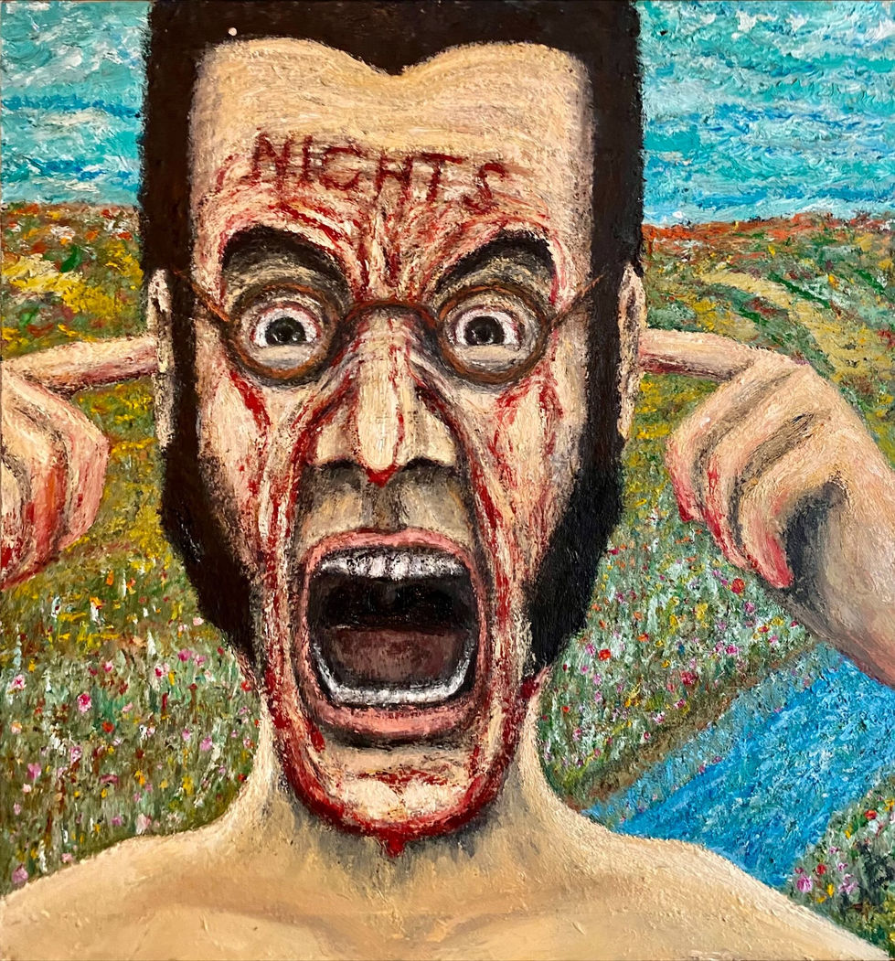 _The Ego and His Own_ oil on wood, 32x36(2023).jpeg