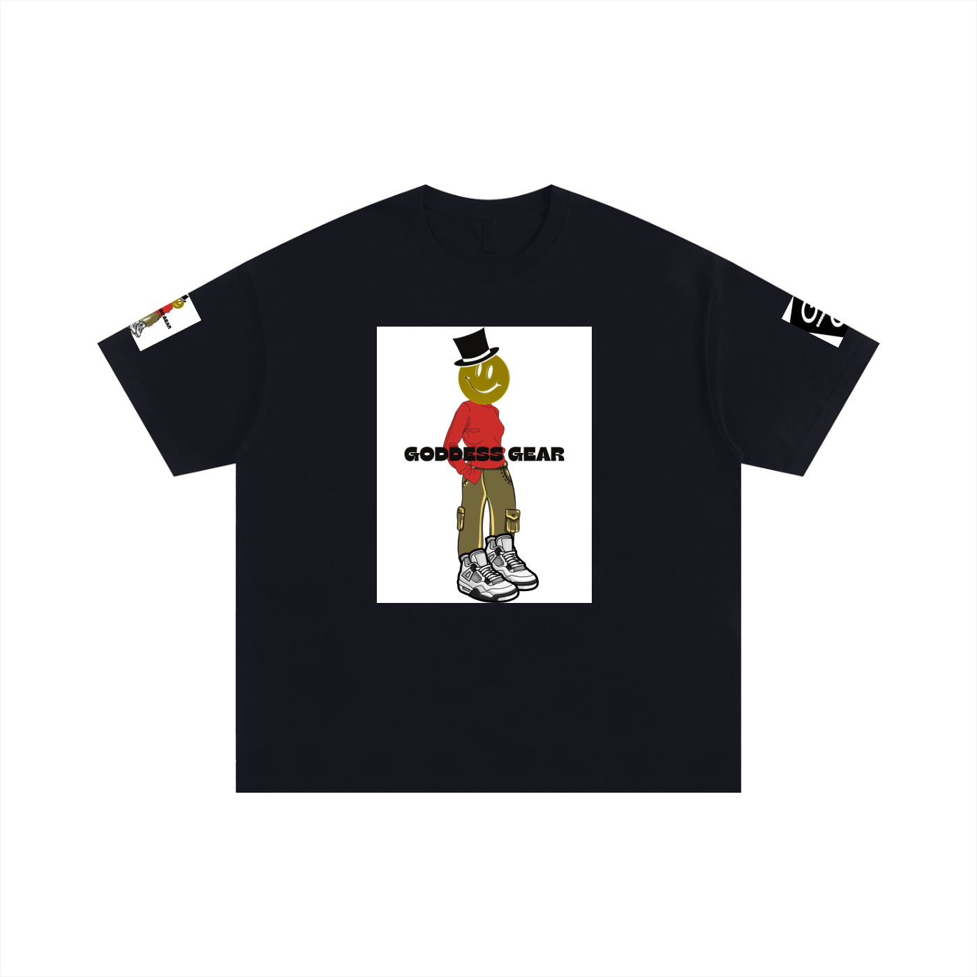 Make You Smile Oversized Cotton T-Shirt
