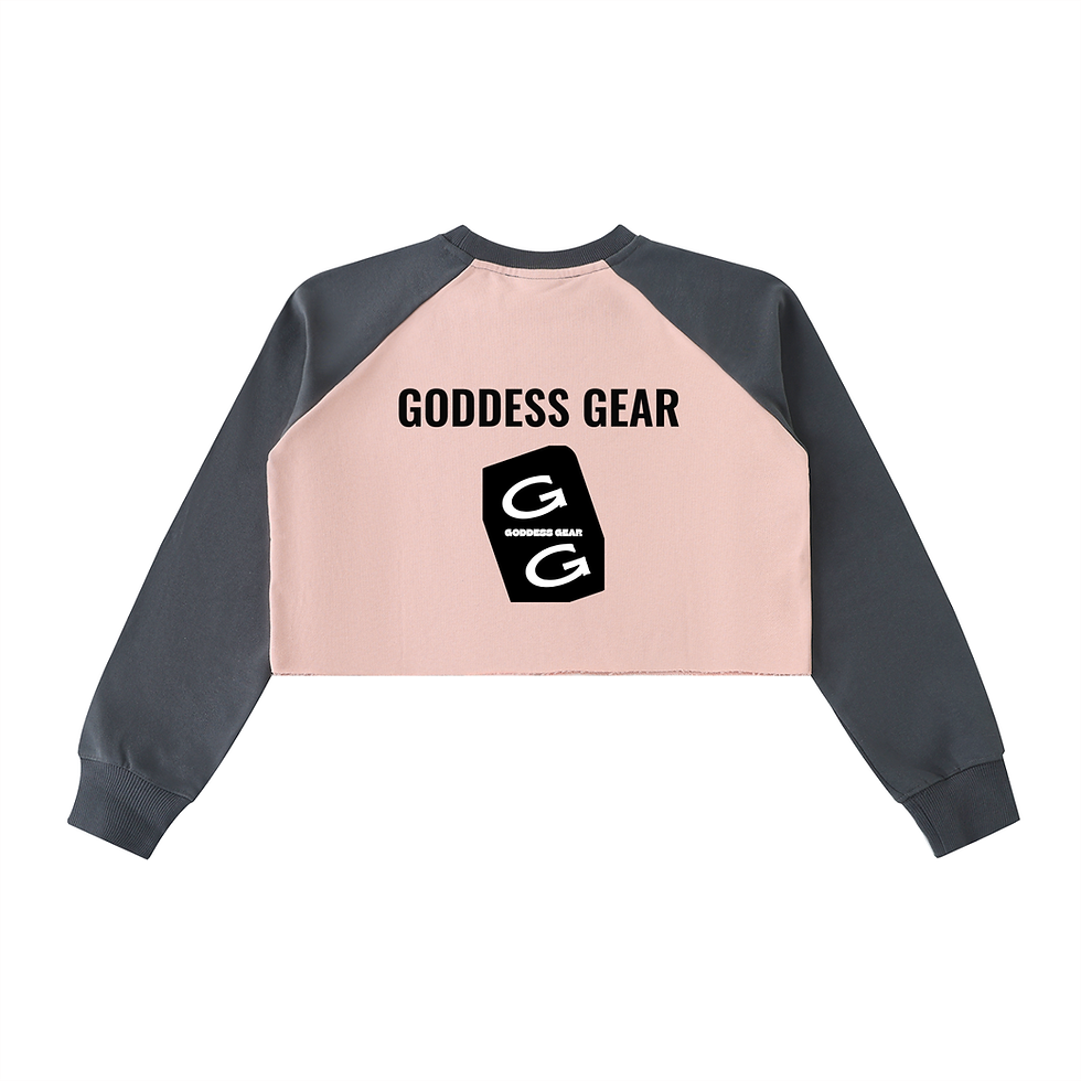 Thumbnail: Girl With the Curls Raglan Crop Sweatshirt