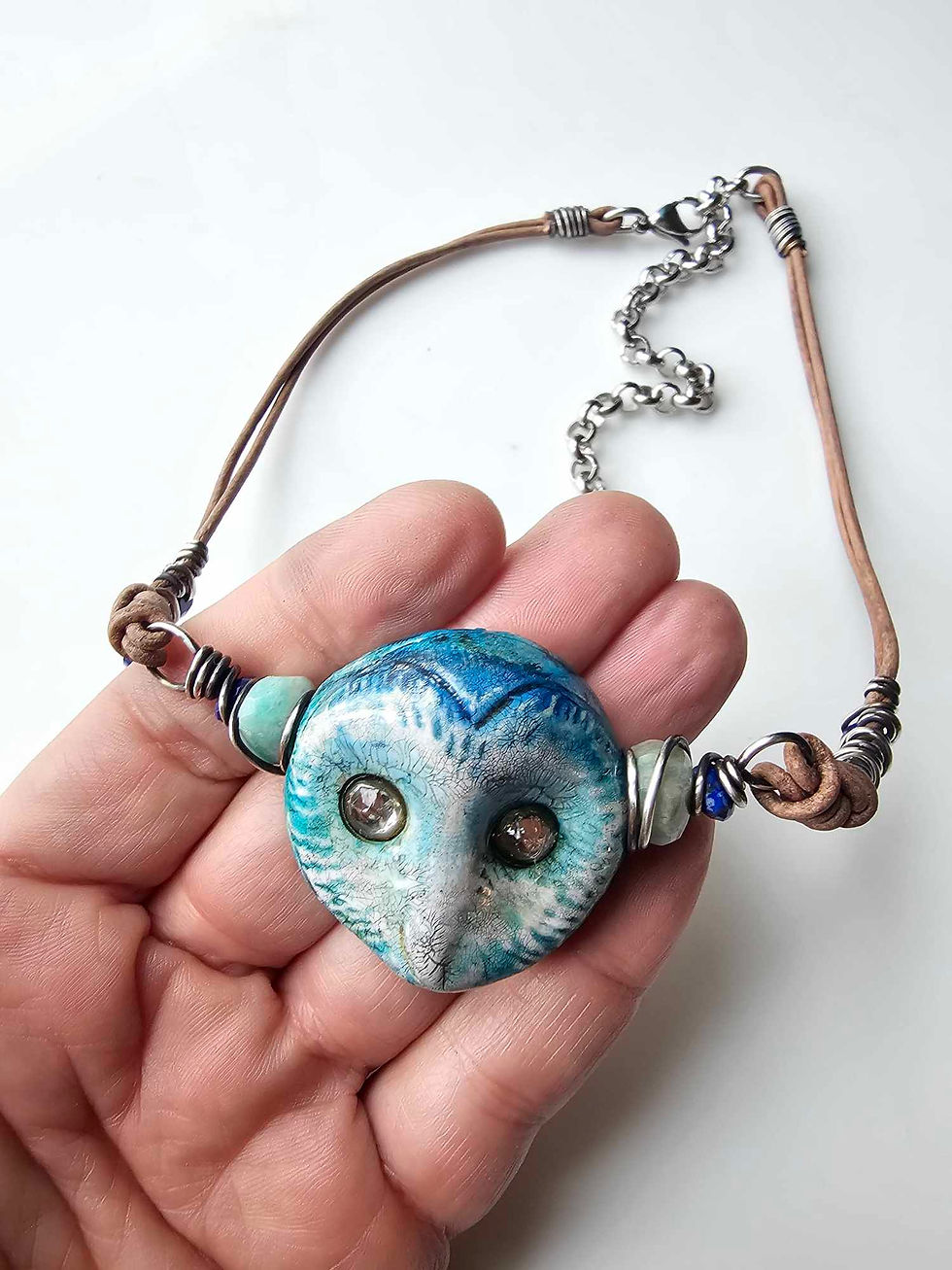 Thumbnail: Focused Intention, Owl Totem Necklace