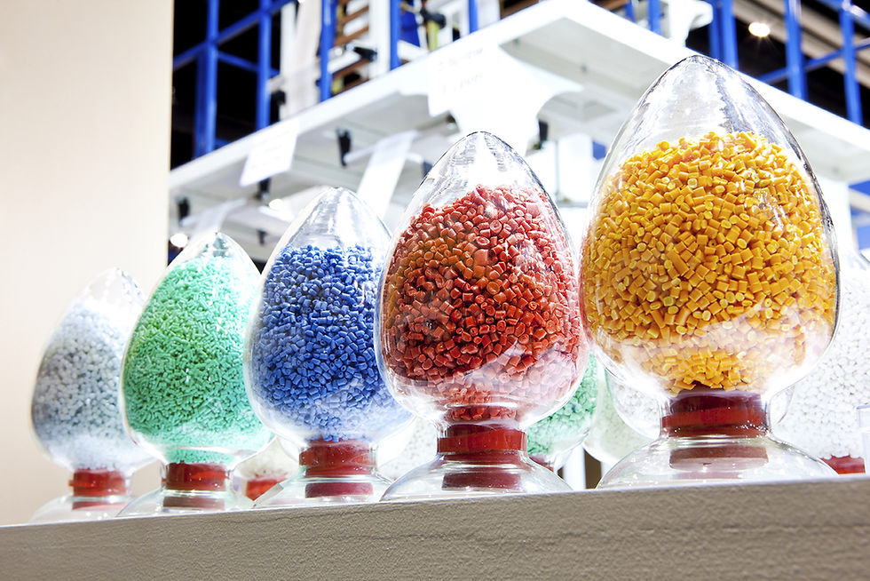 Colored Granules Display
