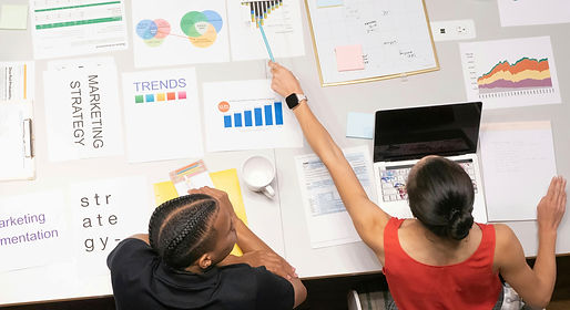 Creative design and branding workspace with digital illustration, content creation, and marketing visuals
