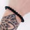 Miniature : bracelet noir obsidienne véritable