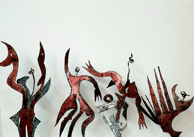 esculturas familia