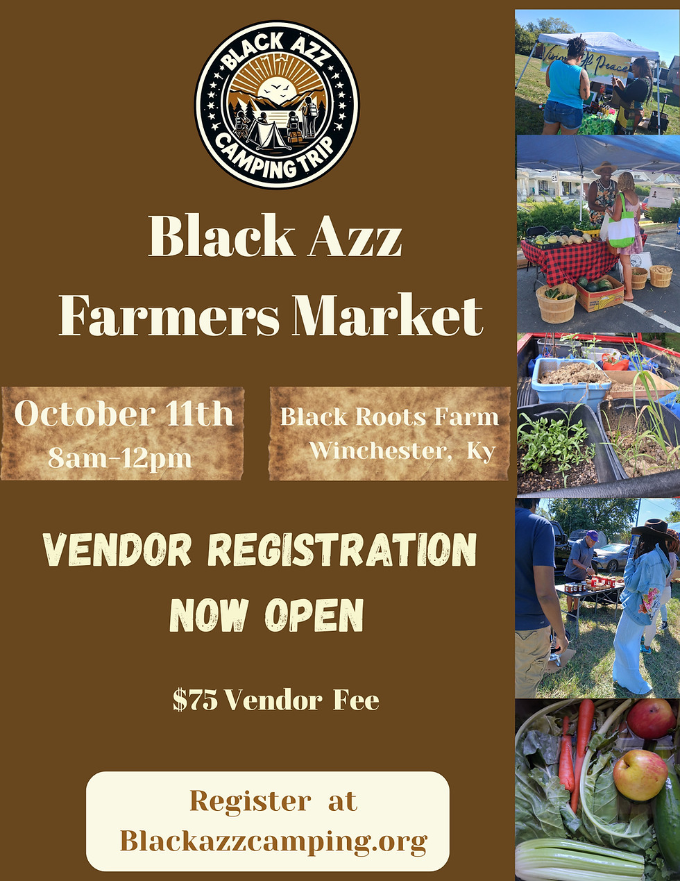 Black Azz Farmers Market Vendor Registration