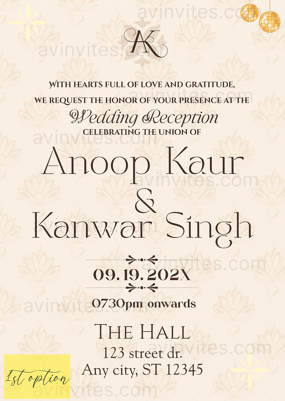 Thumbnail: Elegant & Luxurious- Indian wedding invite bundle