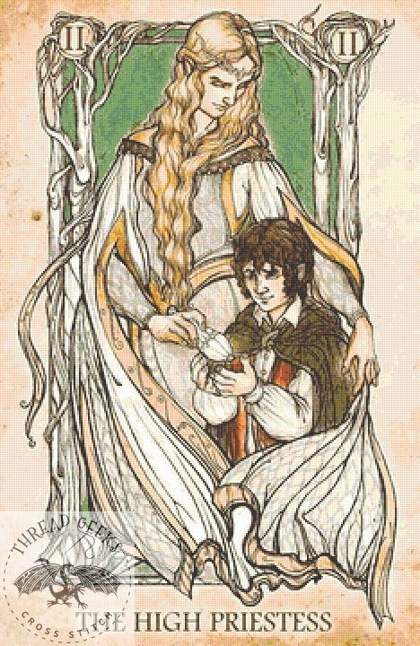 The High Priestess Counted Cross Stitch Chart - Lord of the Rings
