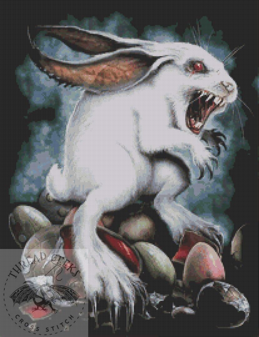 Rabbit Hole Counted Cross Stitch Kit