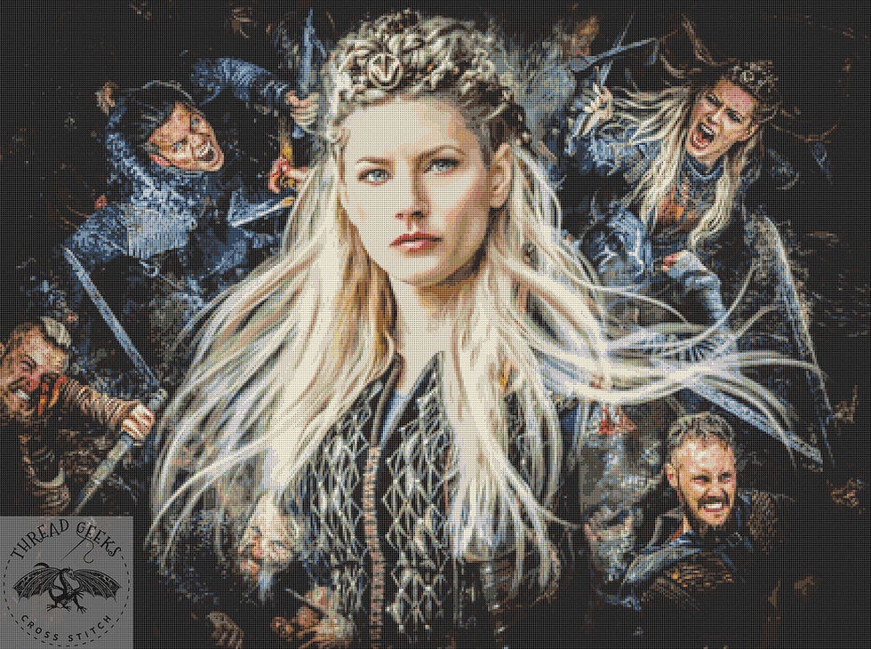 Vikings Counted Cross Stitch Kit