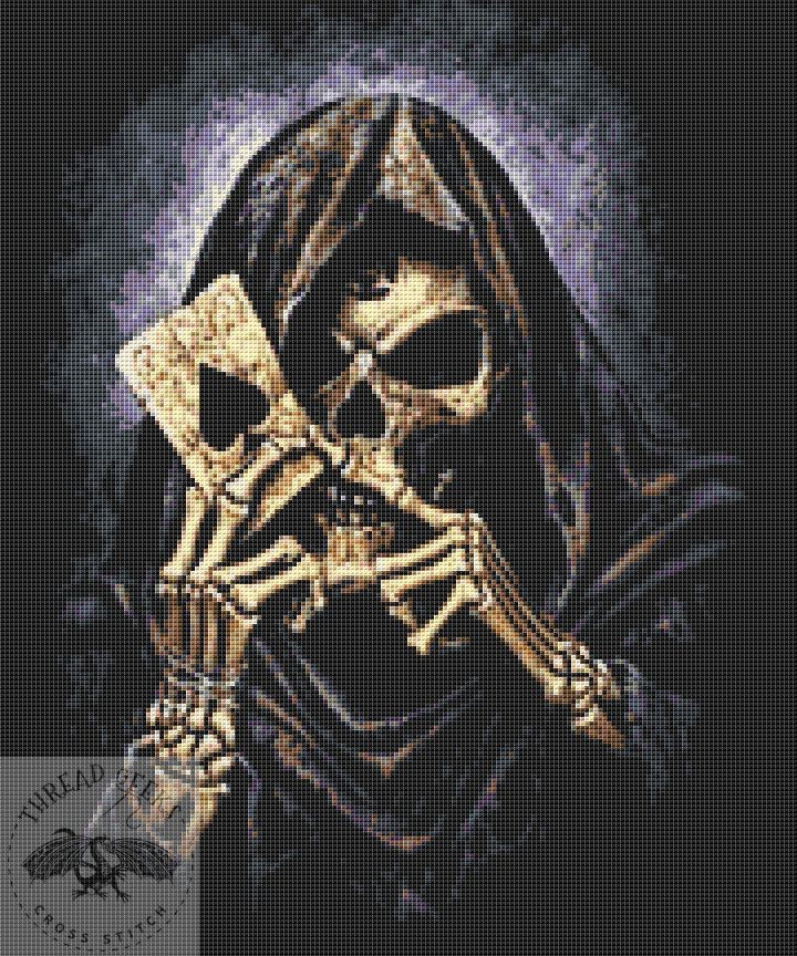 Reapers Ace Cross Stitch Chart - Alchemy England - Horror - Gothic