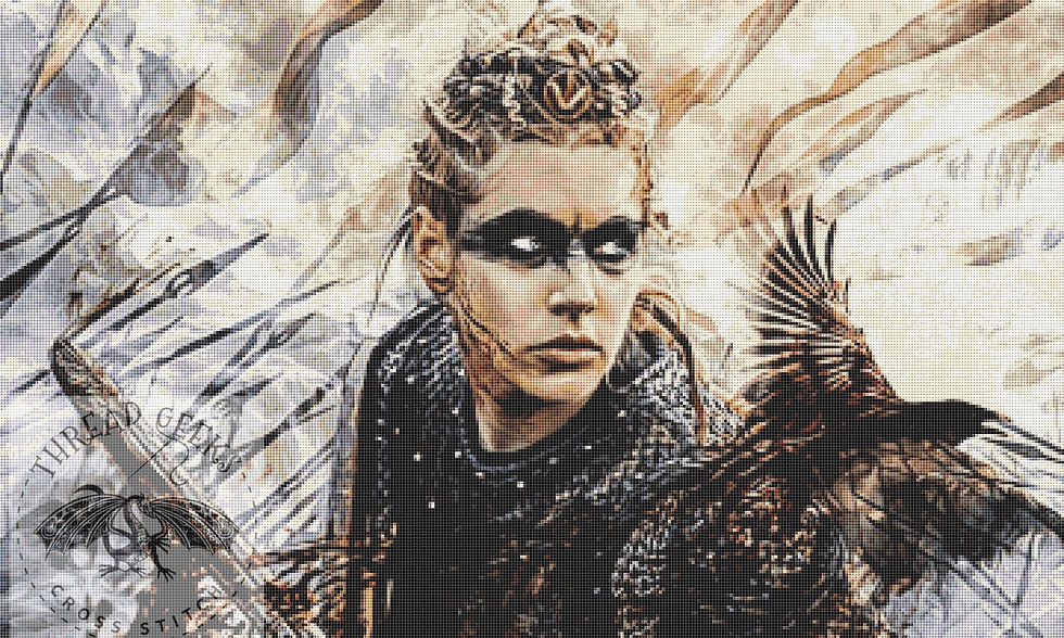 Viking Warrior Counted Cross Stitch Chart