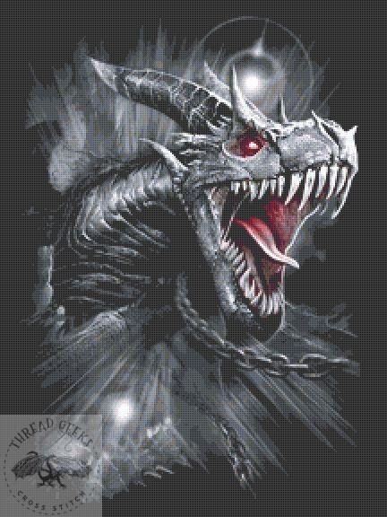 Dragon's Cry Counted Cross Stitch Kit