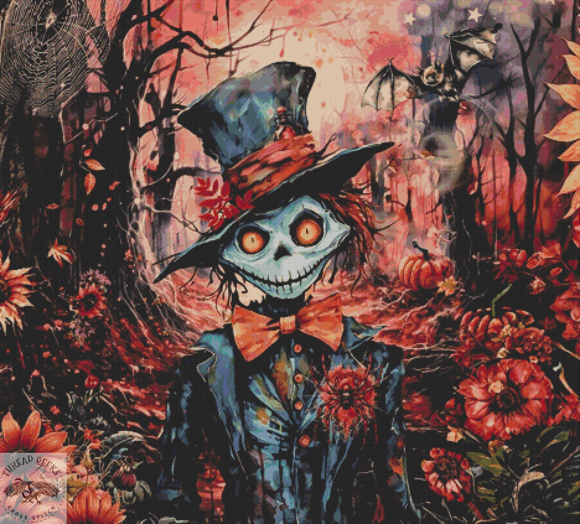 Spooky Woods Counted Cross Stitch Kit - Halloween - Horror