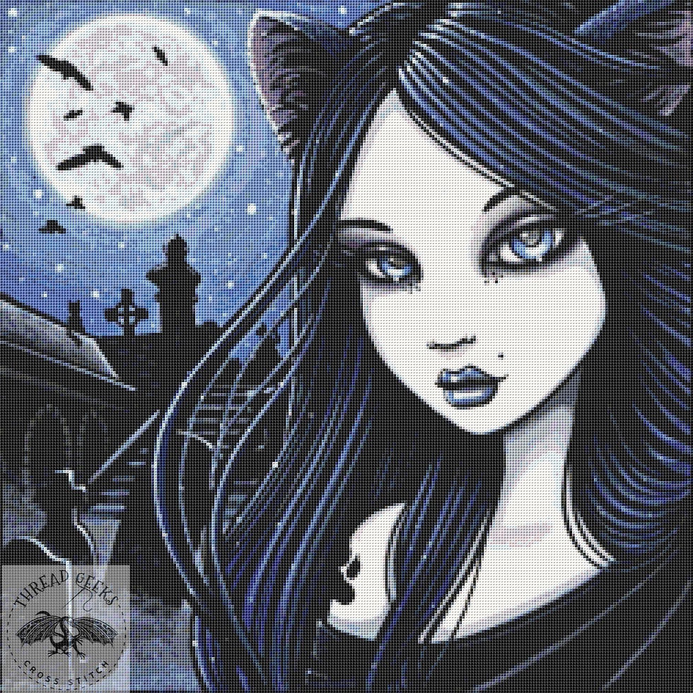 Lila Counted Cross Stitch Chart - Myka Jelina